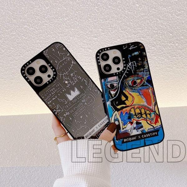 スマホケース iphoneケース casetify Basquiat グラフィティ 落書き 芸術的 ...