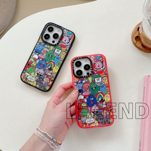 スマホケース casetify アート 怪獣子 おしゃれ ファッション 可愛い 耐衝撃 インスタ i...