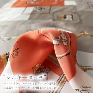 スカーフ 大判 67×67cm レディース シ...の詳細画像2