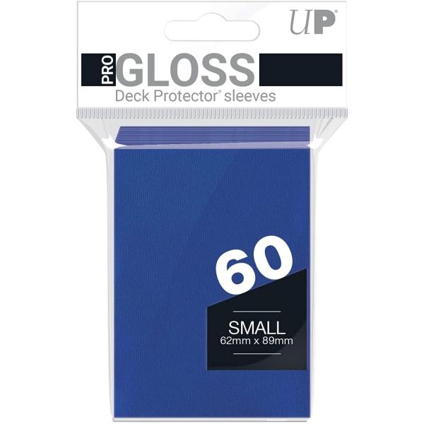 ウルトラプロ 【ブルー】小型サイズ ソリッドデッキプロテクターハードスリーブ 60枚入り [62×8...