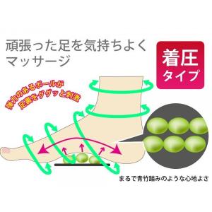 足底ボール付着圧マッサージソックス サポーター...の詳細画像4