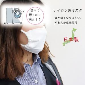 メール便4点までOK ナイロン製 洗える マスク...の商品画像