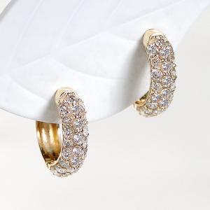 K18YG ダイヤモンド 0.4ct 中折れ ...の詳細画像1