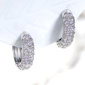 K18WG ダイヤモンド 0.4ct 中折れ ...の詳細画像1