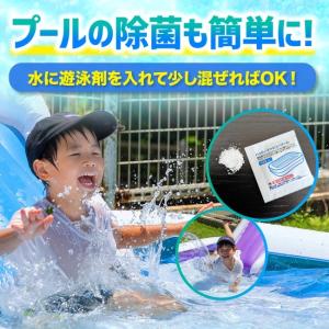 プール 塩素剤 10袋 個包装 ビニールプール...の詳細画像2