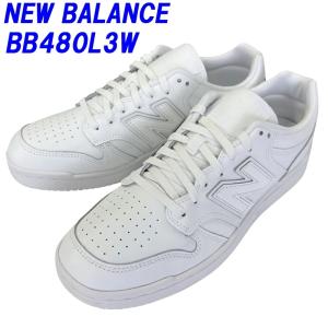 NEW BALANCE「ニューバランス」BB480L3Wホワイトレザー Dワイズ 海外並行輸入正規品 サイズ交換片道送料無料｜leicester