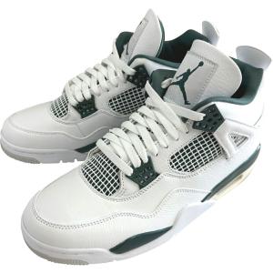 エア ジョーダン 4 NIKE AIR JORDAN RETRO white/oxidized green-wht