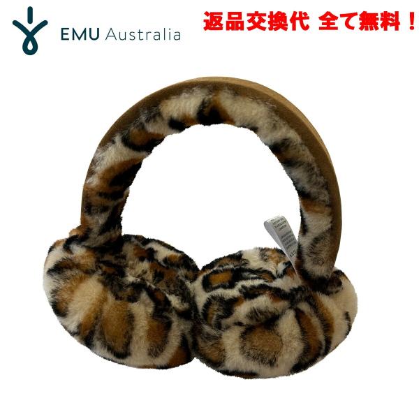 EMU Australia Angahook Leopard Earmuffs イヤーマフ  W70...
