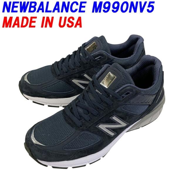 NEW BALANCE「ニューバランス」M990NV5 ネイビーカラー Dワイズ MADE IN U...