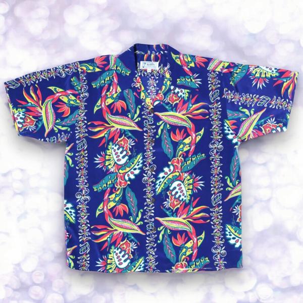 【 送料無料 】Avanti アロハシャツ AVANTI アバンティ シルク100％ モンステラパラ...