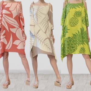 半袖ロングワンピース Designed in Hawaii レディース ハワイ