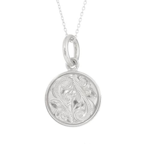 【正規品】Maxi ハワイアンジュエリー ペンダント シルバー925 ラウンドデザイン(large)...