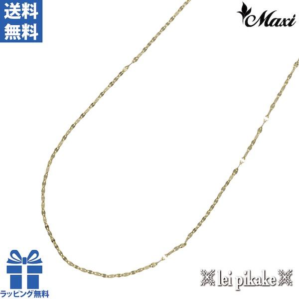 0.23変形つぶし小判チェーン　10金 イエローゴールド K10 YG 40cm