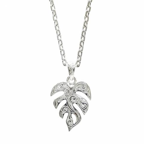【正規品】Maxi ハワイアンジュエリー ペンダント シルバー925 モンステラペンダント/1255...