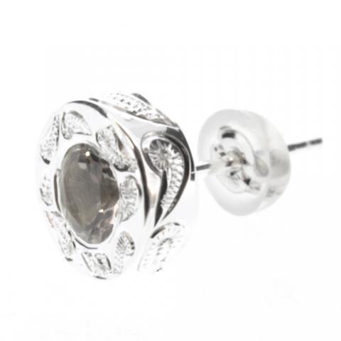 【正規品】Maxi マキシ ハワイアンジュエリー ピアス シルバー925 ラウンドストーンピアス/S...