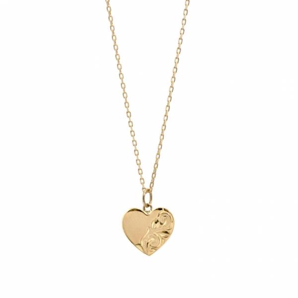 【正規品】Maxi ハワイアンジュエリー ネックレス マキシ 10K イエローゴールド  ゴールド ...