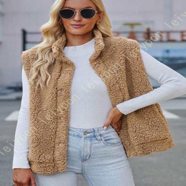 オーバーサイズ 無地 ボアベスト ボア ブルゾン コート アウター大きいサイズ レディース ショート...