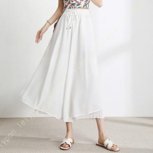 パンツ ワイドパンツ ガウチョパンツ ひんやり レディース ボトムス シフォン 大きいサイズ ロングパンツ 体型カバー 春夏秋 スカーチョ ガウチョ 美ゆる 上品