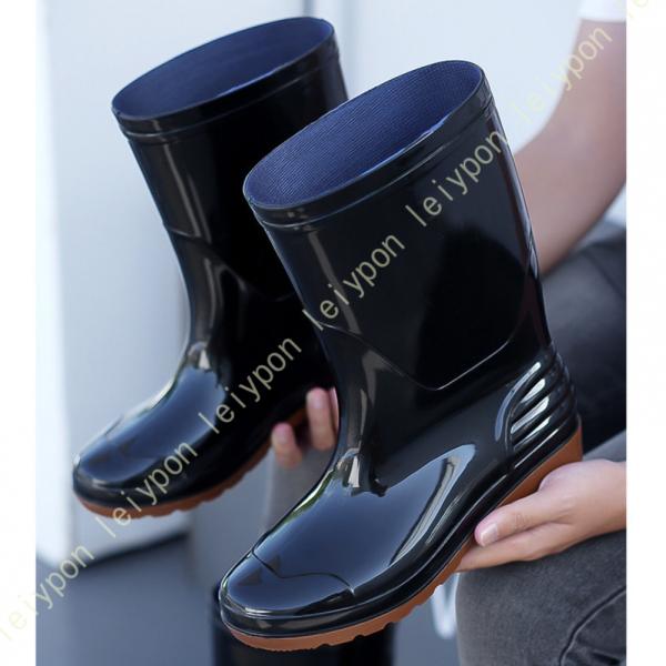 エンジニア レインブーツ メンズ ロング 防水 おしゃれ 長靴 レインシューズ 防滑 ラバーブーツ ...