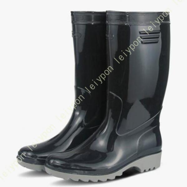 レインブーツ 防水 長靴 ワークブーツ アウトドア ガーデニング ロング メンズ 雨靴 軽い 軽量 ...