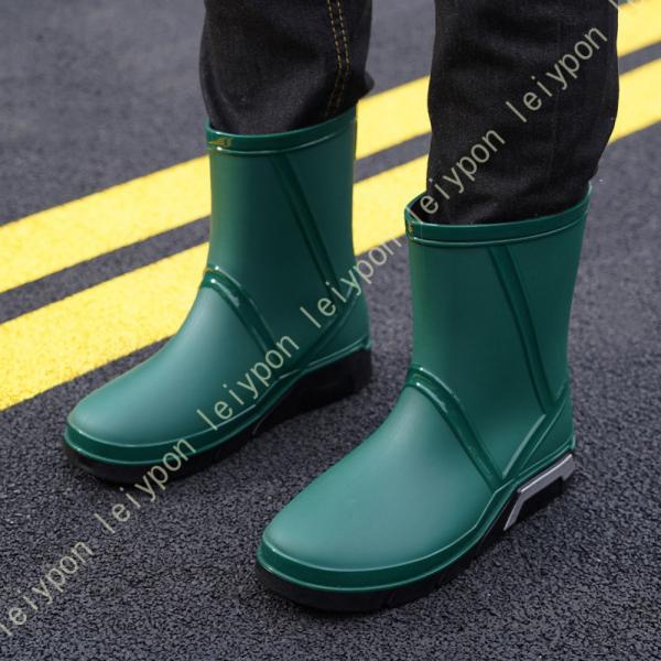 長靴 メンズ レインブーツ 雨靴 男性用 軽い 軽量 農作業 アウトドア ガーデニング 通勤 通学 ...