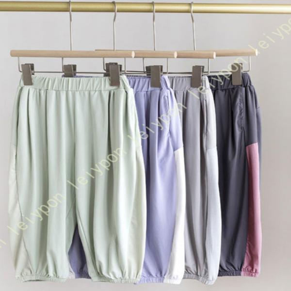 子供服 キッズ ロングパンツ 長ズボン 薄手 涼しい 春夏用 女の子 カジュアルパンツ 普段着 通園...