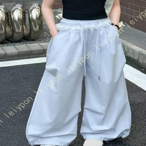 カーゴパンツ ボトムス 子供服 女の子 ワイドパンツ ガールズ キッズ ジュニア長ズボン 子供服 大...