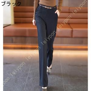 ワイドパンツ レディース ハイウエスト パンツ...の詳細画像2