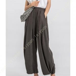 レディースサルエルパンツ ワイドパンツ ロング...の詳細画像3