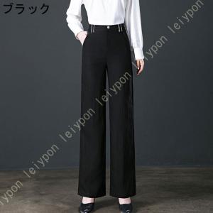 薄手 リネンワイドパンツ パンツ ワイドパンツ...の詳細画像3