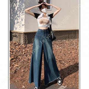 ジーンズ デニムパンツ レディース デニム パ...の詳細画像5