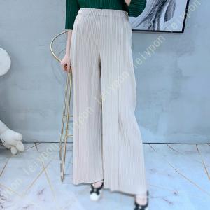 ワイド パンツ プリーツパンツ ロングパンツ ...の詳細画像1