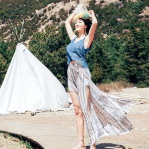 レディース ワイドパンツ パンツ ガウチョパン...の詳細画像5