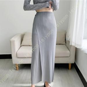 プリーツパンツ レディース フレアパンツ 薄手...の詳細画像2