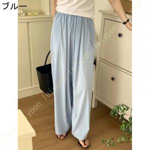 ワイドパンツ レディース ガウチョ パンツ キ...の詳細画像2