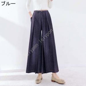 キュロット レディース ワイドパンツ スカーチ...の詳細画像1