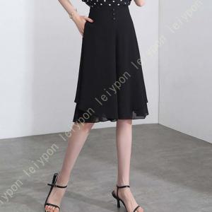 スカーチョ キュロット シフォン ワイドパンツ...の詳細画像5