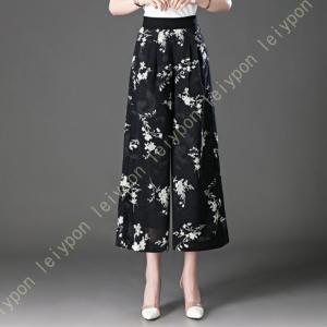 ワイドパンツ レディース ガウチョパンツ フレアパンツ 薄手 シフォンパンツ スカーチョ スカンツ キュロット 美脚 クロップドパンツ 通勤 旅行 仕事用