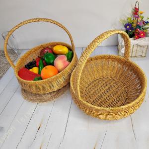 持ち手 ピクニックバスケット かご バスケット 収納ボックス おしゃれ かご 編み かごバッグ ラタン 籐 かご バスケット 結婚式 洗濯 買い物かご 北欧