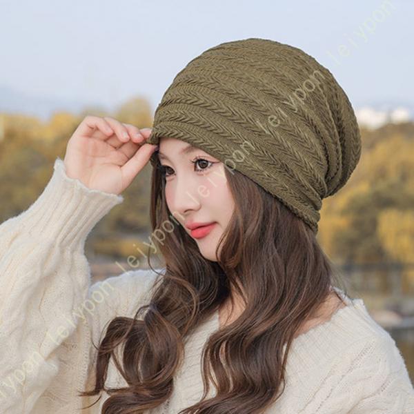 ニット帽 レディースファッション ラベル ニットキャップ 帽子 メンズ レディース ニット帽 ワッチ...