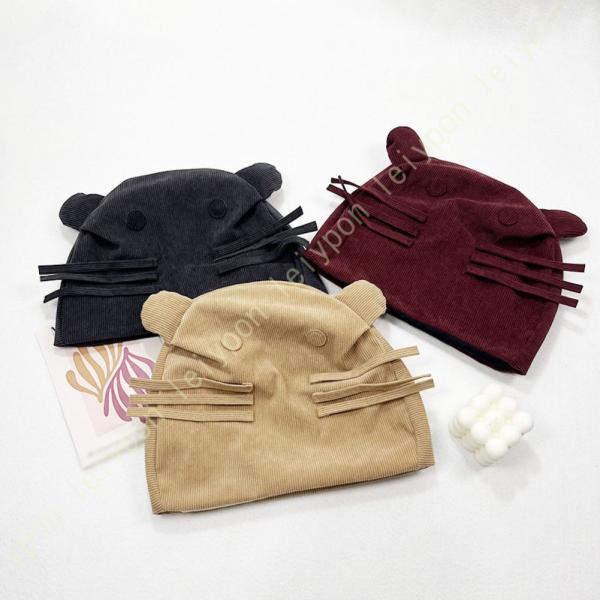 ニット帽 レディースファッション ラベル ニットキャップ 帽子 メンズ レディース ニット帽 ワッチ...