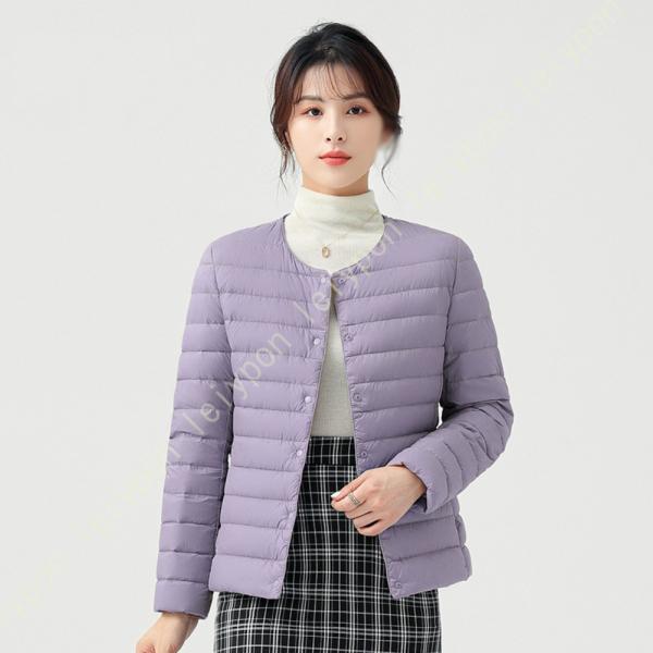 レディース ライトダウンコンパクトジャケット ダウンジャケット ウルトラライトダウン 軽量 防寒 暖...