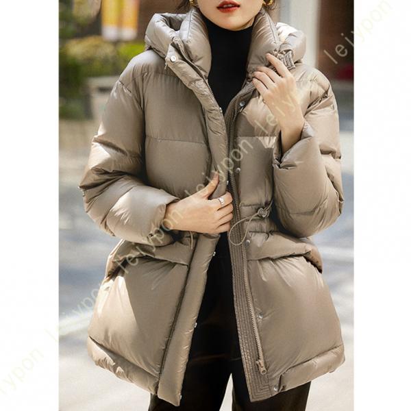 ロング 中綿コート レディース 防寒 アクティブ ベンチコート フード付き キルティングコート ゆっ...