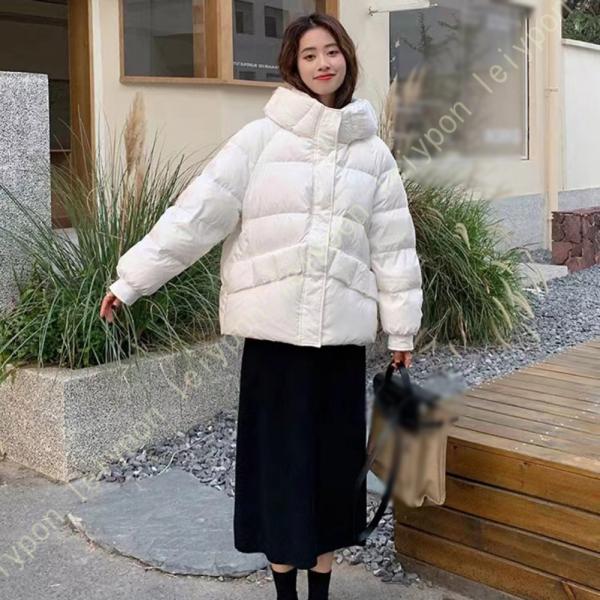 レディース ダウンジャケット 厚手 冬 ダウンコート 中綿ジャケット フード付き 防寒コート ショー...