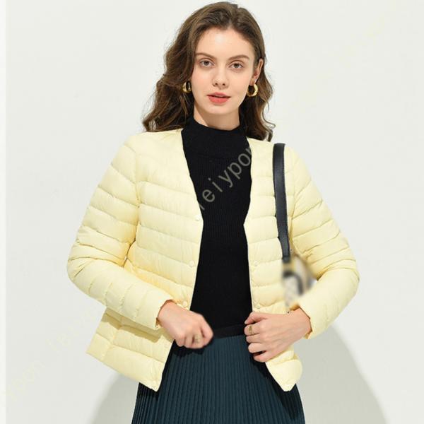 ダウンジャケット レディース ウルトラライト ダウン コート 軽量 防風 防寒 ライトダウン アウタ...