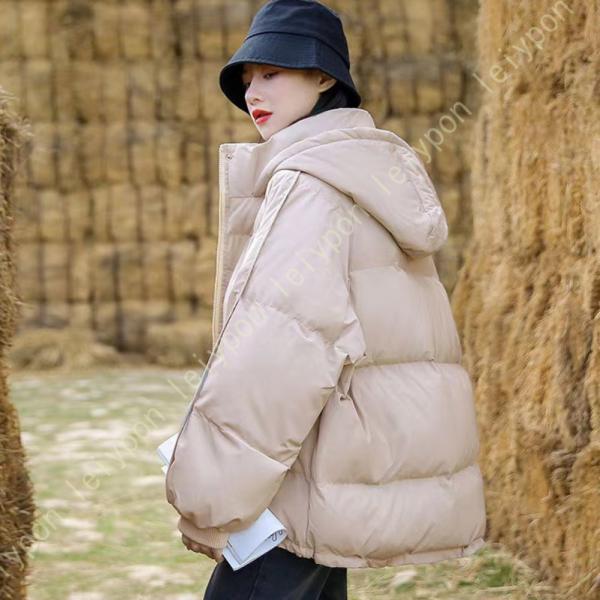 コート レディース 中綿コート フード付き 冬用 ショートコート 綿入れジャケット 分厚い 寒さ対策...