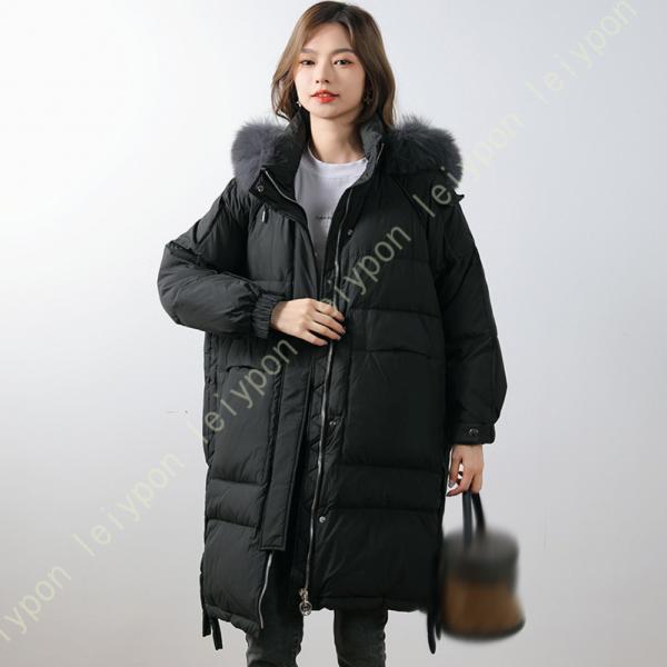 秋冬 コート スリムコットン服 コットンコート レディース ダウンコート ダウンジャケットロングコー...