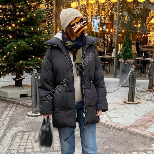 レディース ダウンコート ロング丈 フード付き 防寒服 あったか 中綿コート 冬服 ジャケット 大き...