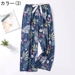 ガウチョパンツ レディース ガウチョ ワイドパ...の詳細画像1