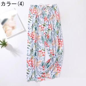 ガウチョパンツ レディース ガウチョ ワイドパ...の詳細画像2